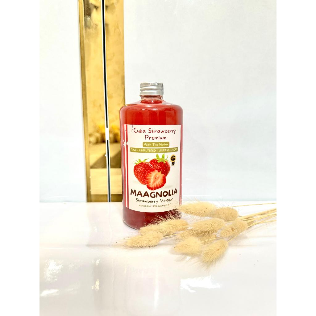 

cuka maagnolia stroberi / strawberry vinegar premium 250 ml