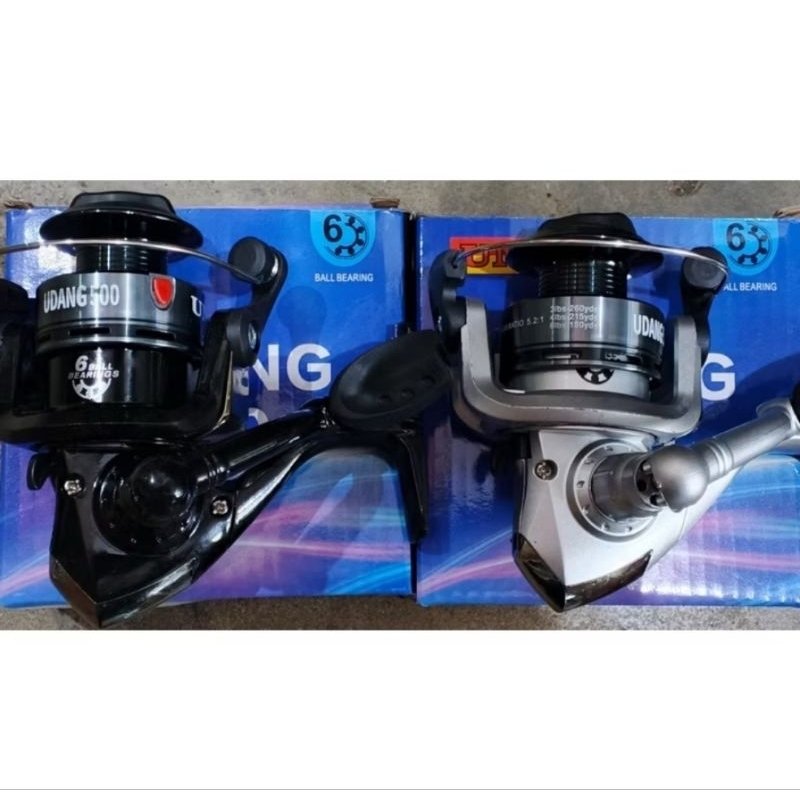 REEL UNO UDANG 500 MINI SPOOL ALUMUNIUM BESI
