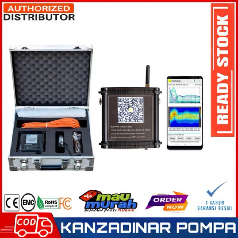 PQWT-M100 underground water detector 0-100m drilling find fresh water