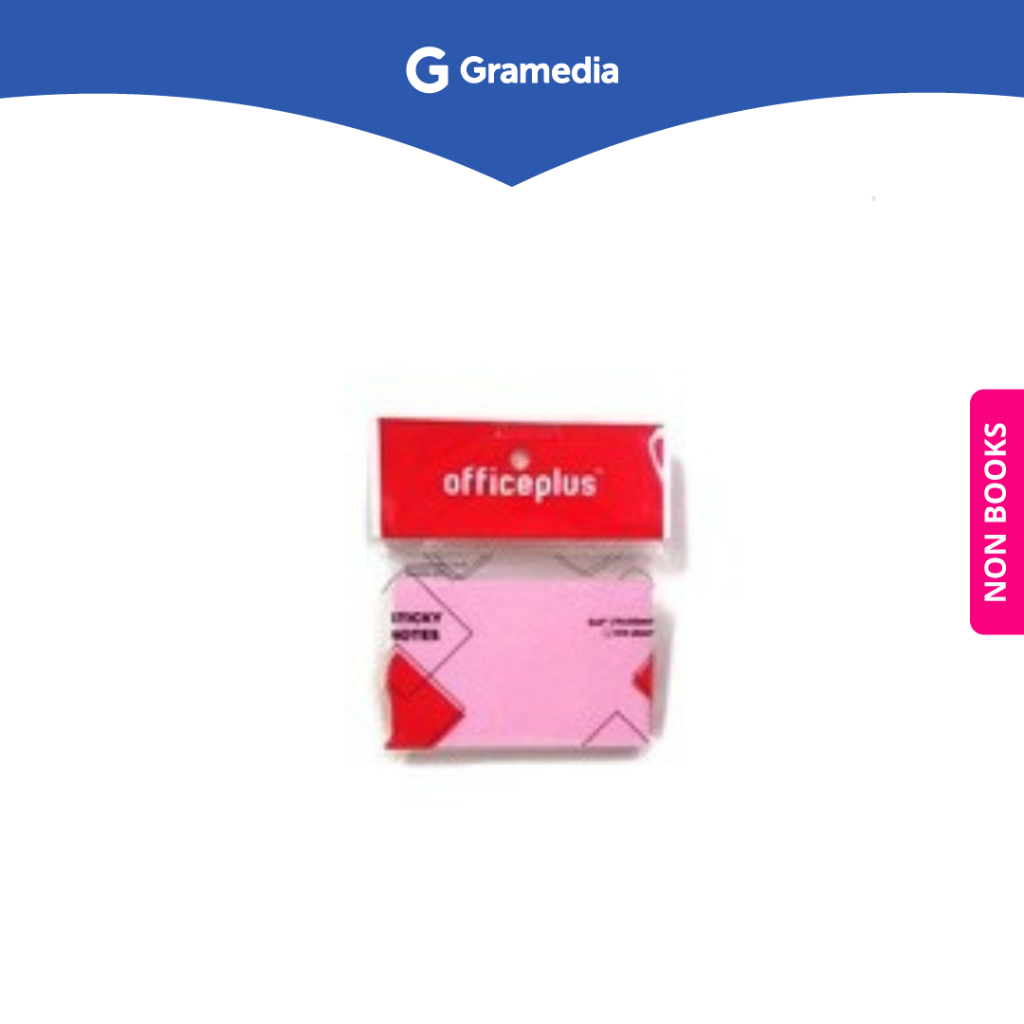 

Gramedia Surabaya - OFFICE-P STICKY NOTE 3X2` 100SHT PINK