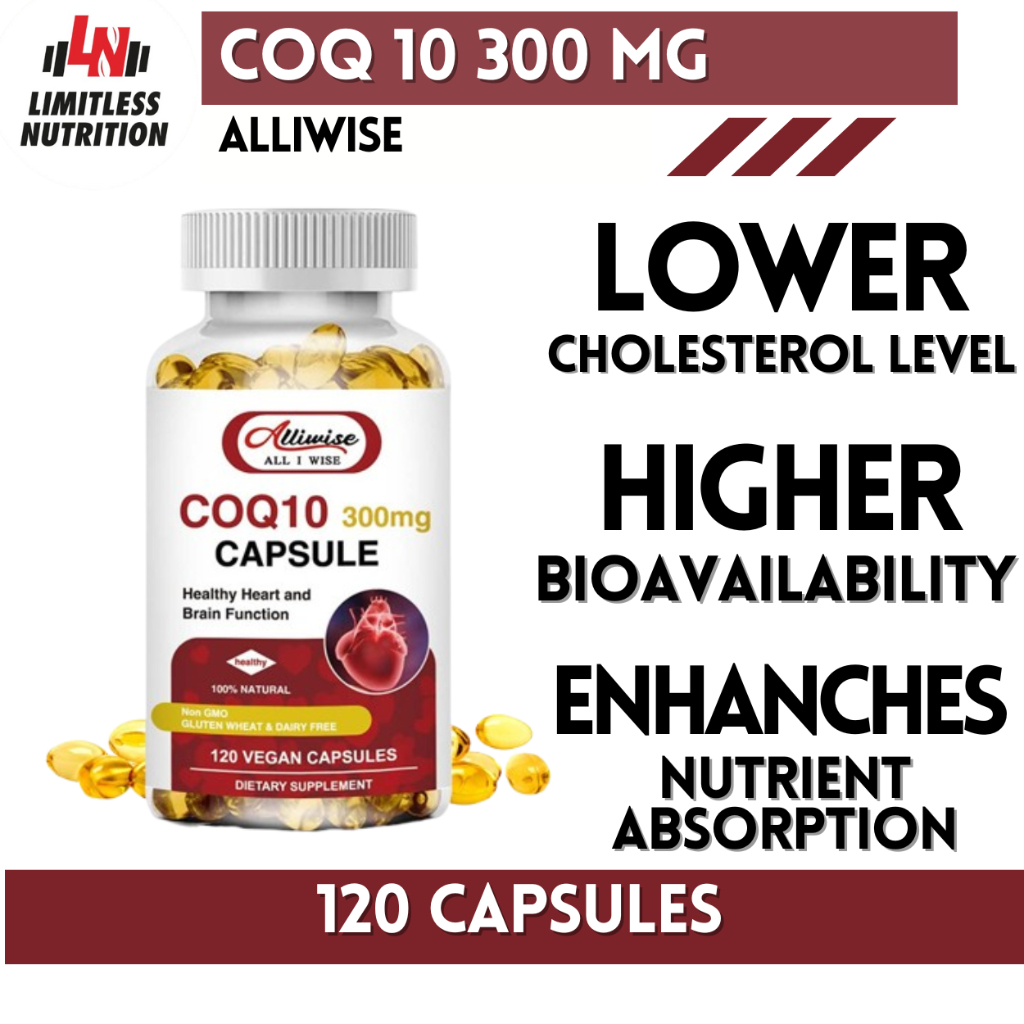 Alliwise Coq 10 300 Mg - 120 Capsules