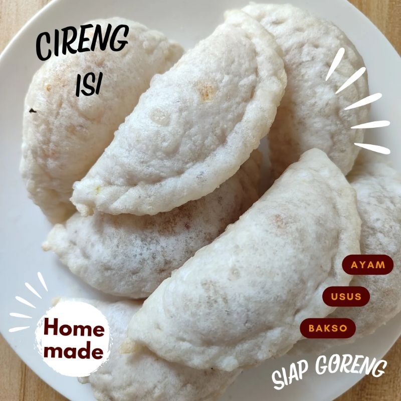 

CIRENG ISI AYAM SUWIR, CIRENG ISI BAKSO, CIRENG ISI USUS TERSEDIA 4 PCS 8 PCS