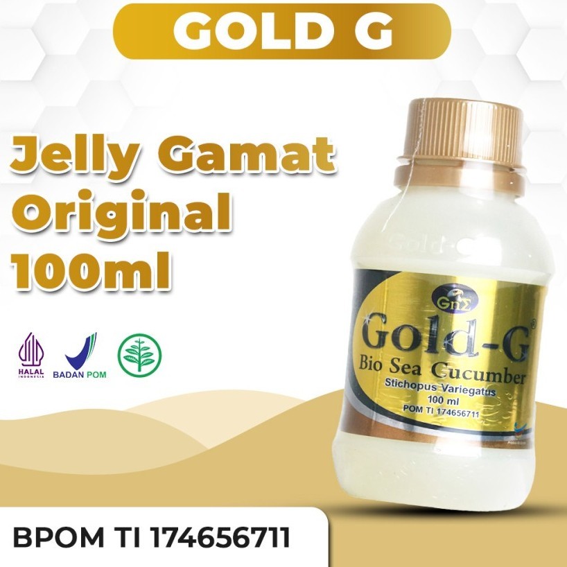 Jelly Gamat Gold G 100 ml dijamin ORI GNE GoldG 100ml