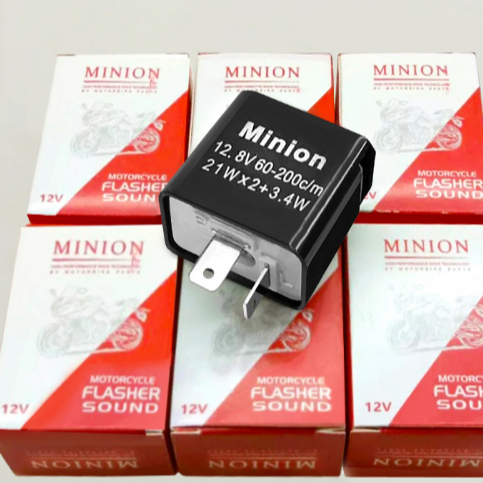 Flasher sein led bunyi flaser sen panom/minion bisa setelan kedip cepat motor universal