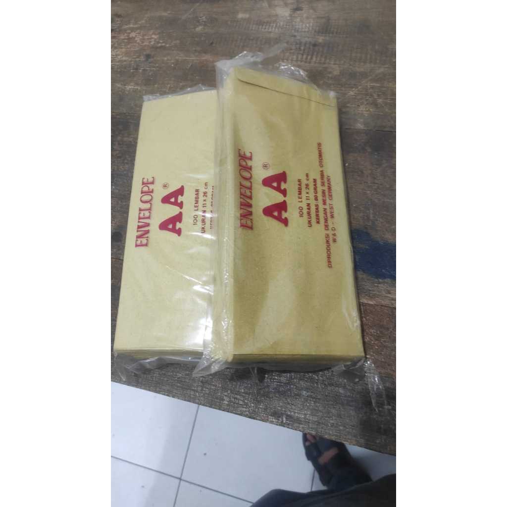 

Amplop coklat AA (1 pack)