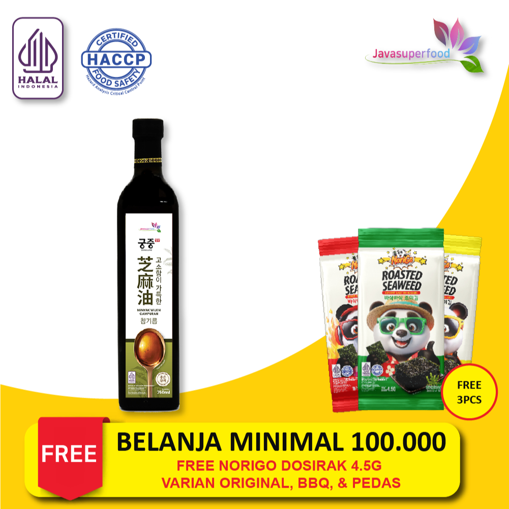 

MINYAK WIJEN JAVA SUPER FOOD 750 ML/ SESAME OIL JAPAN [SukaBumi]