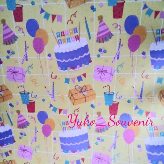 

Kertas Kado Ulang Tahun Merk Kiky Tebal Doff Kertas Kado Kiky Ultah Kertas Kado HBD Kertas Kado Anak Ulang Tahun