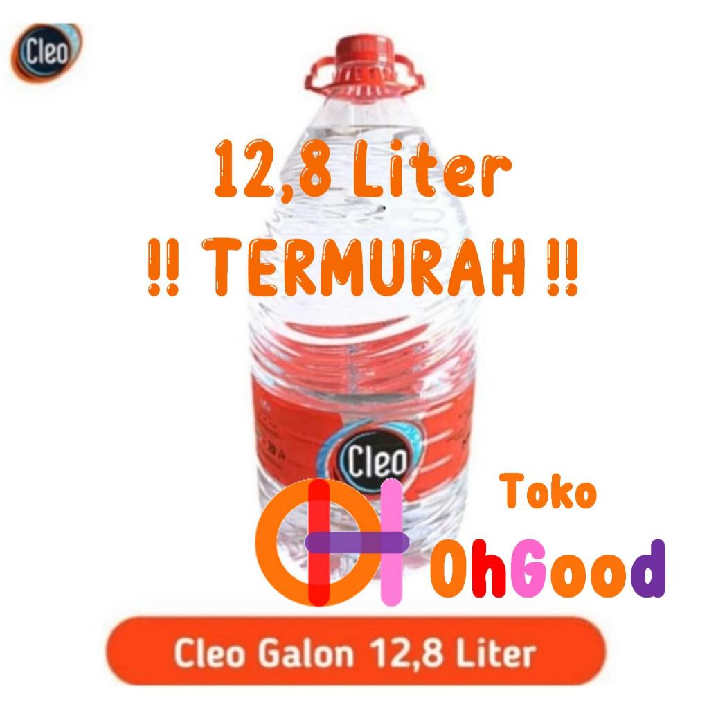 

Air Minum Mineral Cleo Galon 12,8L / 12L / 12 / 12,8 Liter L , BPA Free, Sekali Pakai, Disposable