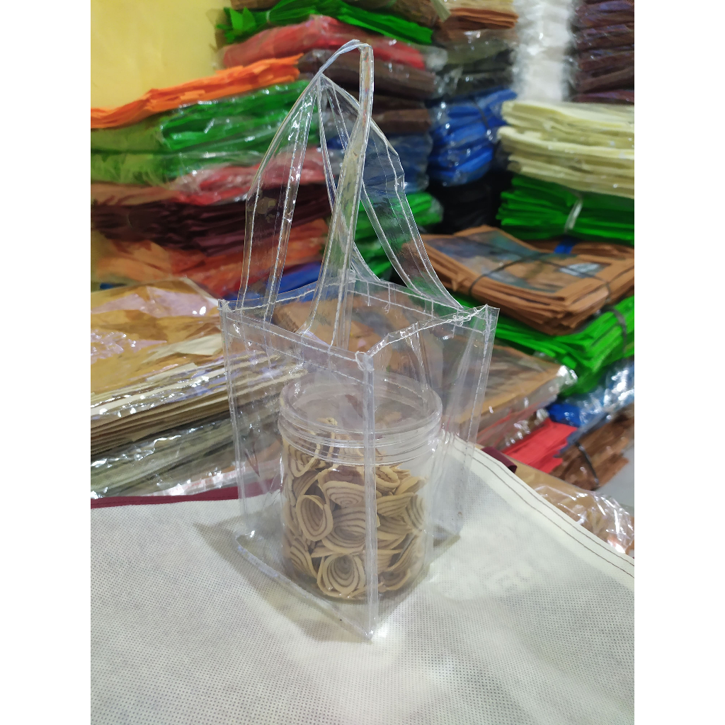 

Tas Mika Transparant 12x12x15 / Goodiebag Toples / Gift Box Thinwall