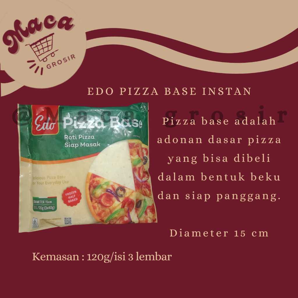 

EDO pizza base instan 120g/3 lembar