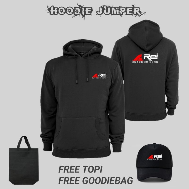 Hoodie fleece FE Jumper logo Arei - free topi dan goodiebag