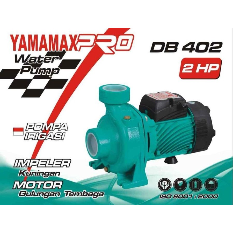 YAMAMAX PRO DB 402 POMPA AIR CENTRIFUGAL 2 HP output 2 inch IRIGASI DB 402 2 HP YAMAMAX PRO