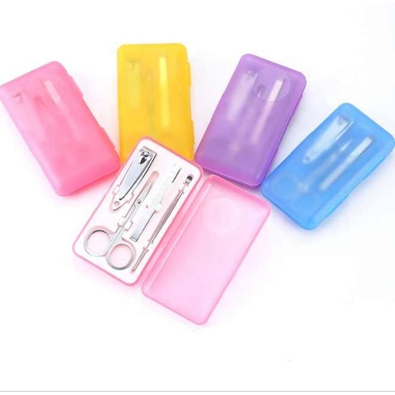 4IN1 Menicure Pedicure Alat Potong Kuku 1 Set isi 4 Menicure Pedicure mini | Storage Menicure Pedicu