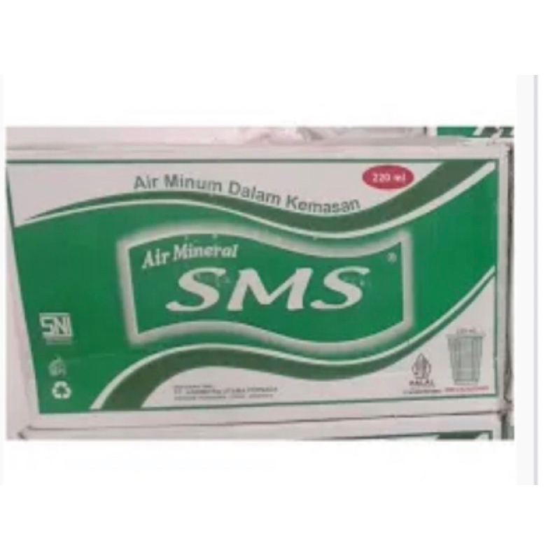 

SMS Gelas air mineral kemasan 220ml