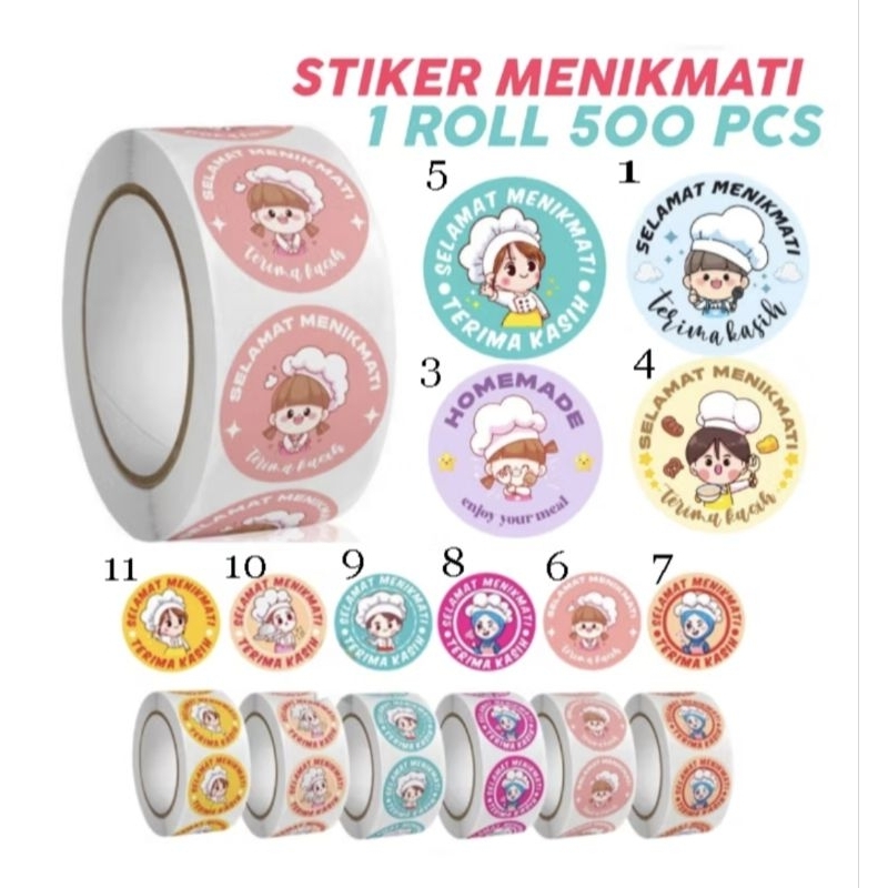 

Sticker Thank You Roll / Stiker Terima Kasih / 1 Roll Stiker Thank You / Sticker Tempel Thank You Isi 500 Pcs