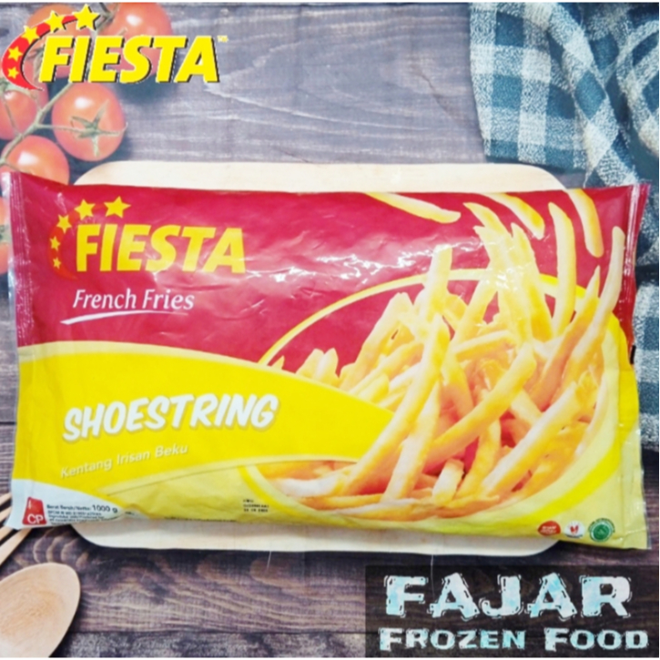 

FIESTA FRENCH FRIES SHOESTRING 1KG | FIESTA KENTANG 1000GR