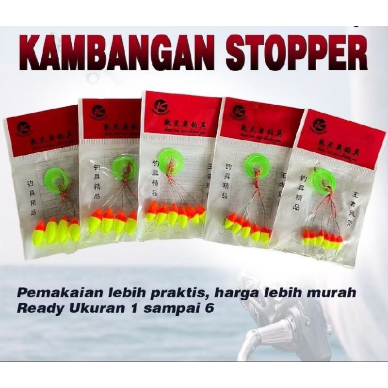 Pelampung Pancing Kambangan Stopper pancing