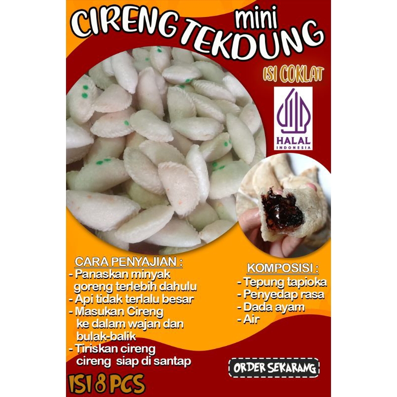 

CIRENG TEKDUNG MINI ISI COKLAT