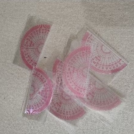 

busur plastik murah busur tipis transparan