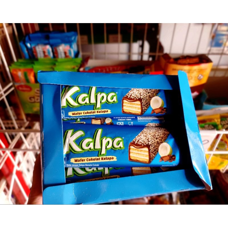 

KALPA Wafer Cokelat Kelapa ECER 2000 | Biskuit Coconut Coklat