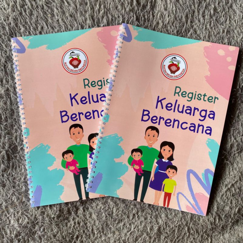 

Buku Register Bidan Keluarga Berencana Ukuran A4 Spiral