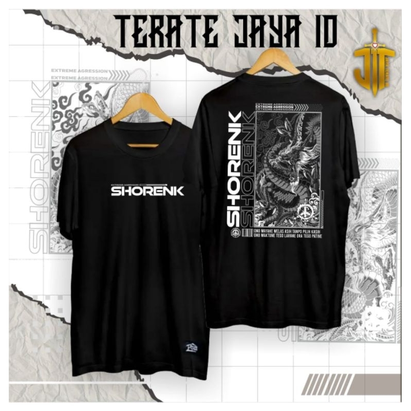 KAOS SHORENK MONOCROM KAOS SHORENK KAOS MURAH