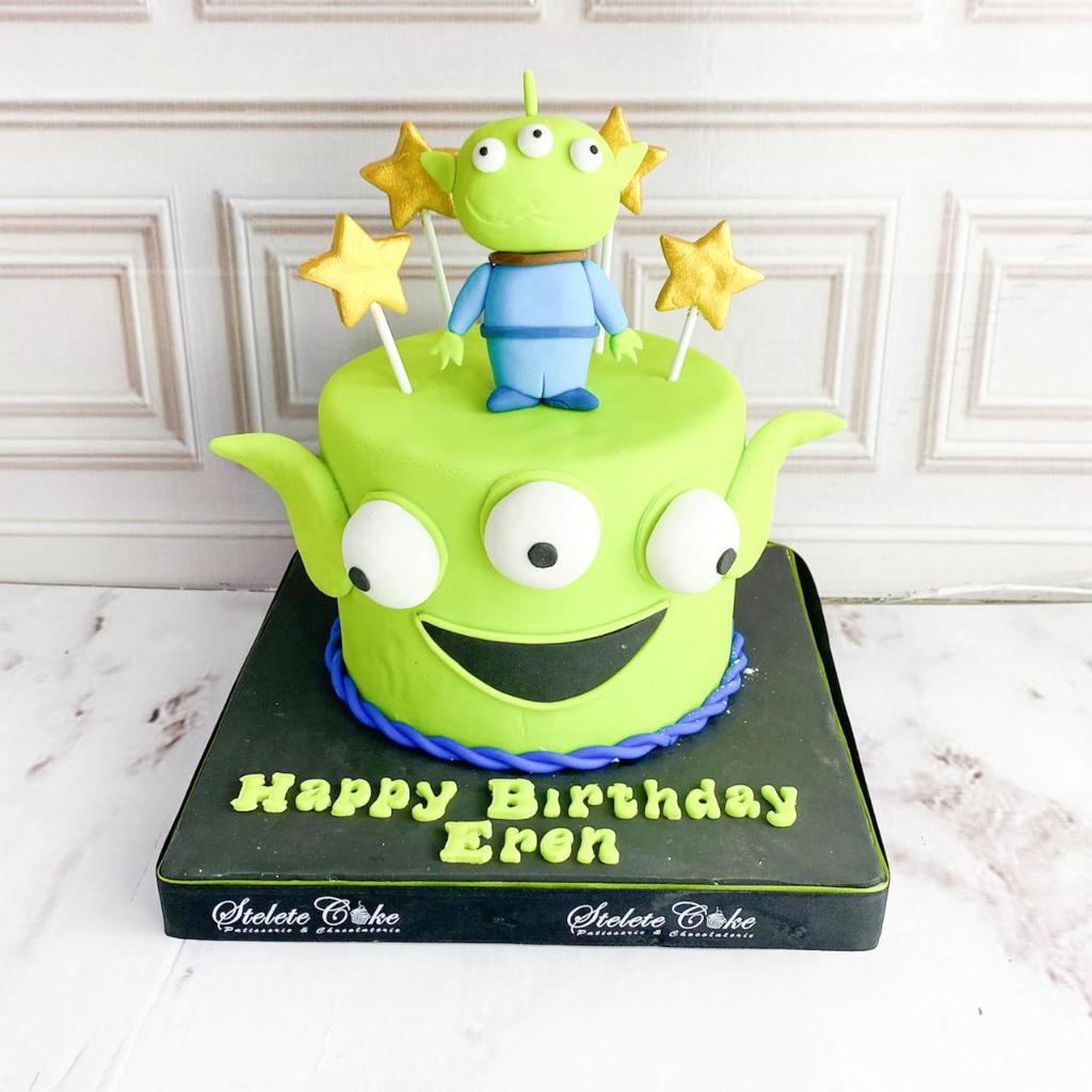

Kue Ulang tahun/Birthday Cake/Kue Ultah Tema Toy Story Alien/kue Birthday jakarta
