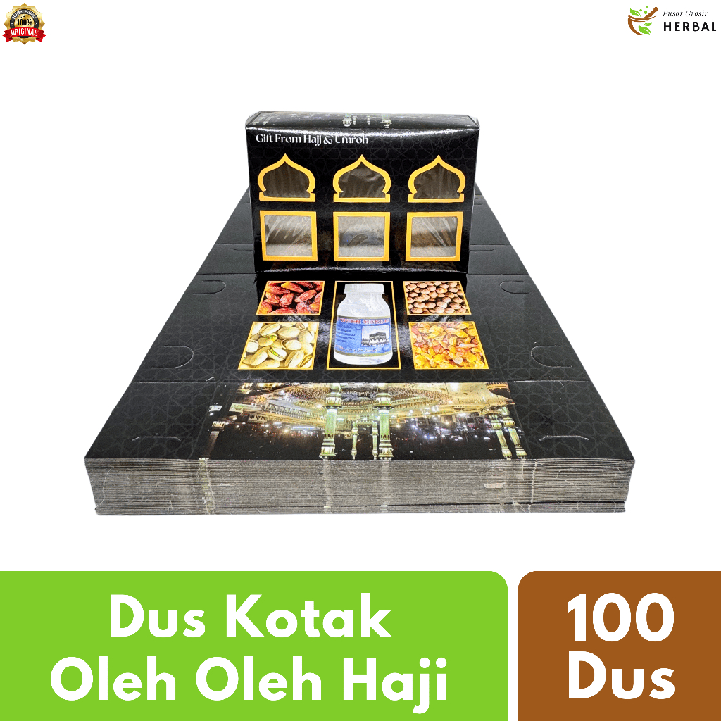 

Dus Kotak Kardus Box Kemasan Packing Tempat Wadah Paket Oleh Oleh Haji dan Oleh2 Umroh Grosir 100Pcs