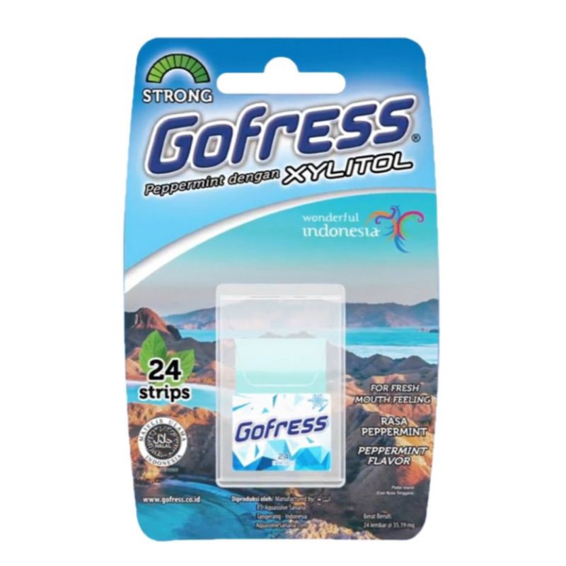 

Gofress Xylitol Permen 24s / Peppermint / Grape