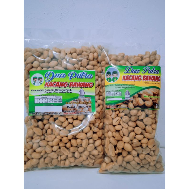 

kacang bawang camilan Renyah dan Gurih berat 250grm-500grm