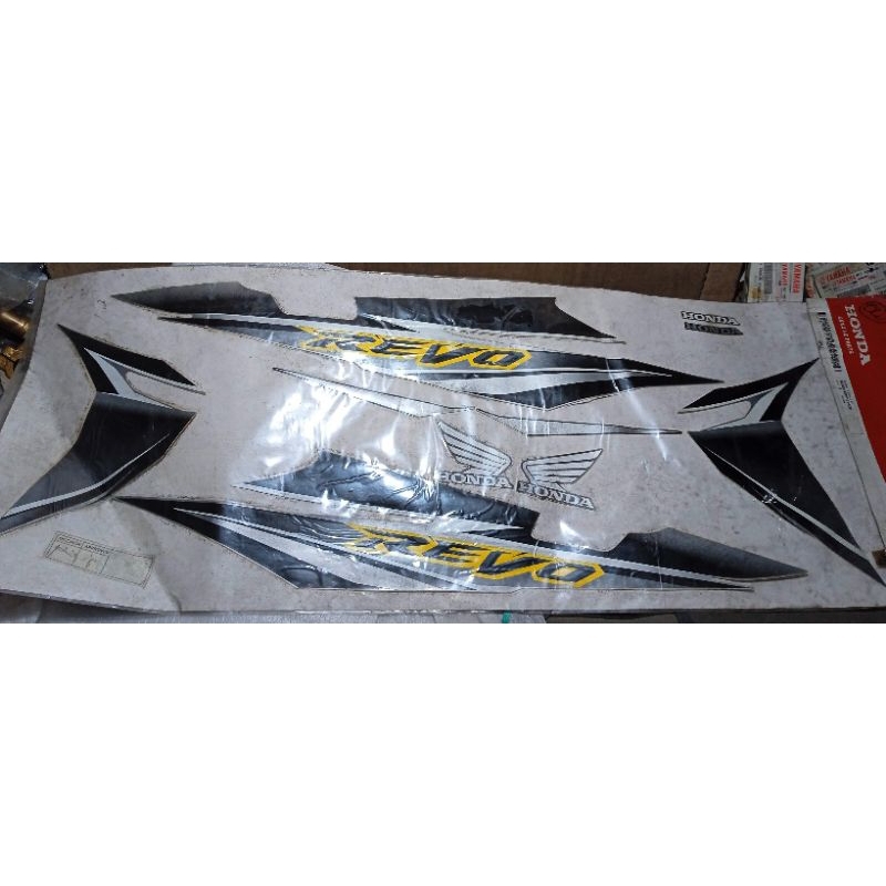 871x0 kwy 700 zb original AHM Astra Honda motor stripe type dg slv mt striping stiker box cover body