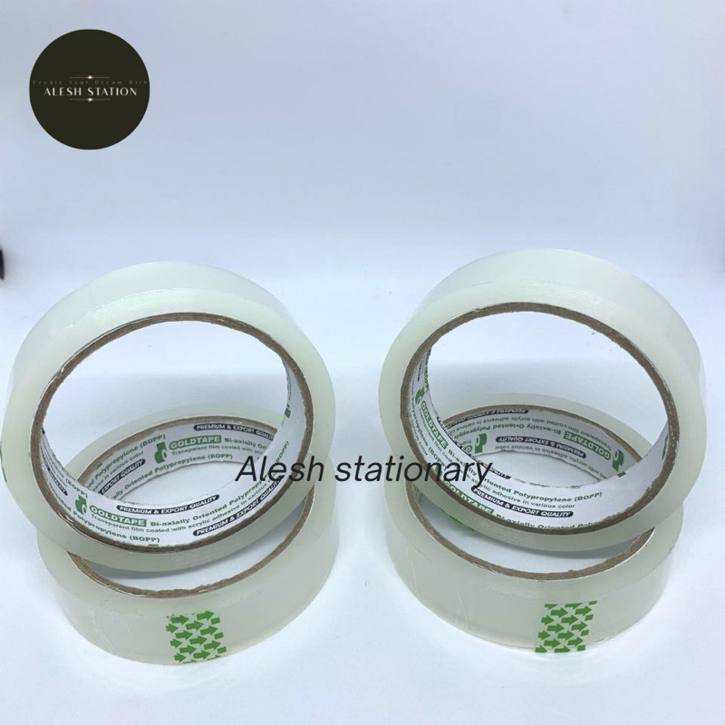 

Isolasi/solatip Goldtape kor hijau 1 inch 24mm x 70yard (Per Pc)