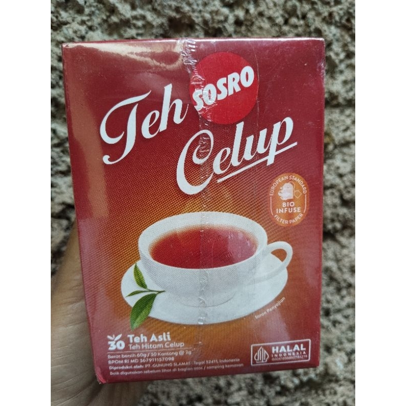 

Teh Celup Sosro 1 Box isi 30 Tea Bags