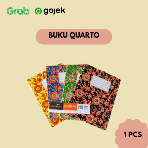 

Paperline Quarto Isi 100 Lembar - Buku Hard Cover Quarto