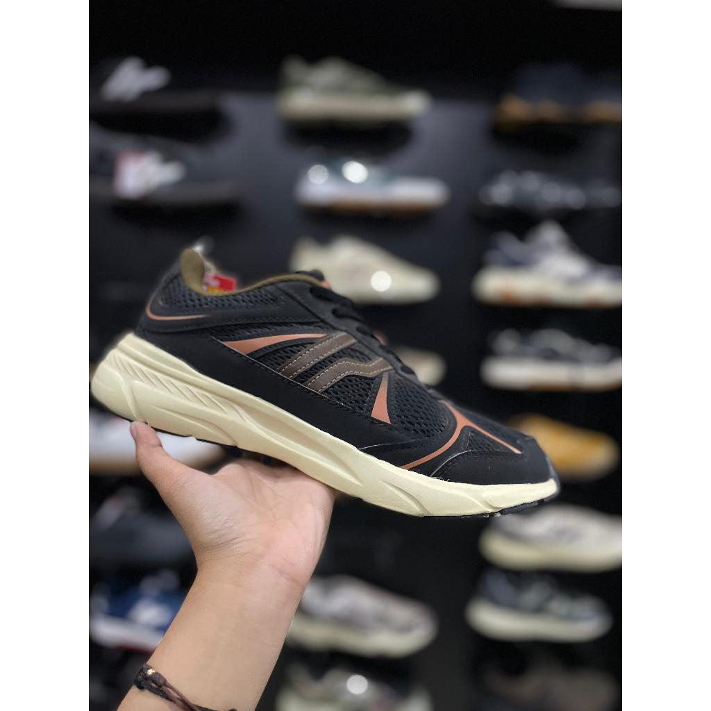 Sepatu Piero Jogger V54 Breaker - Black/Brown/Soybean