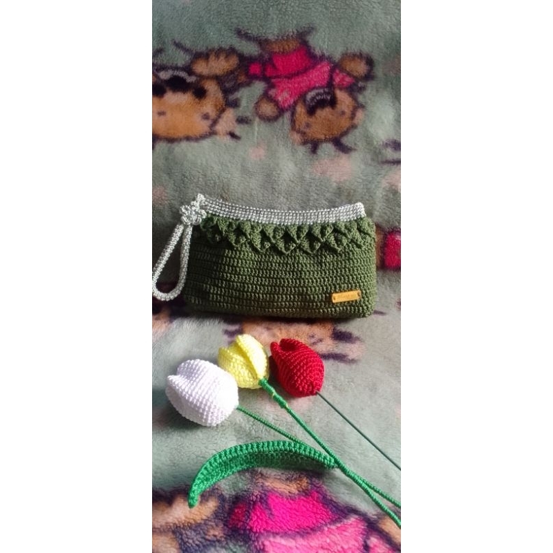 dompet hp rajut (handmade)