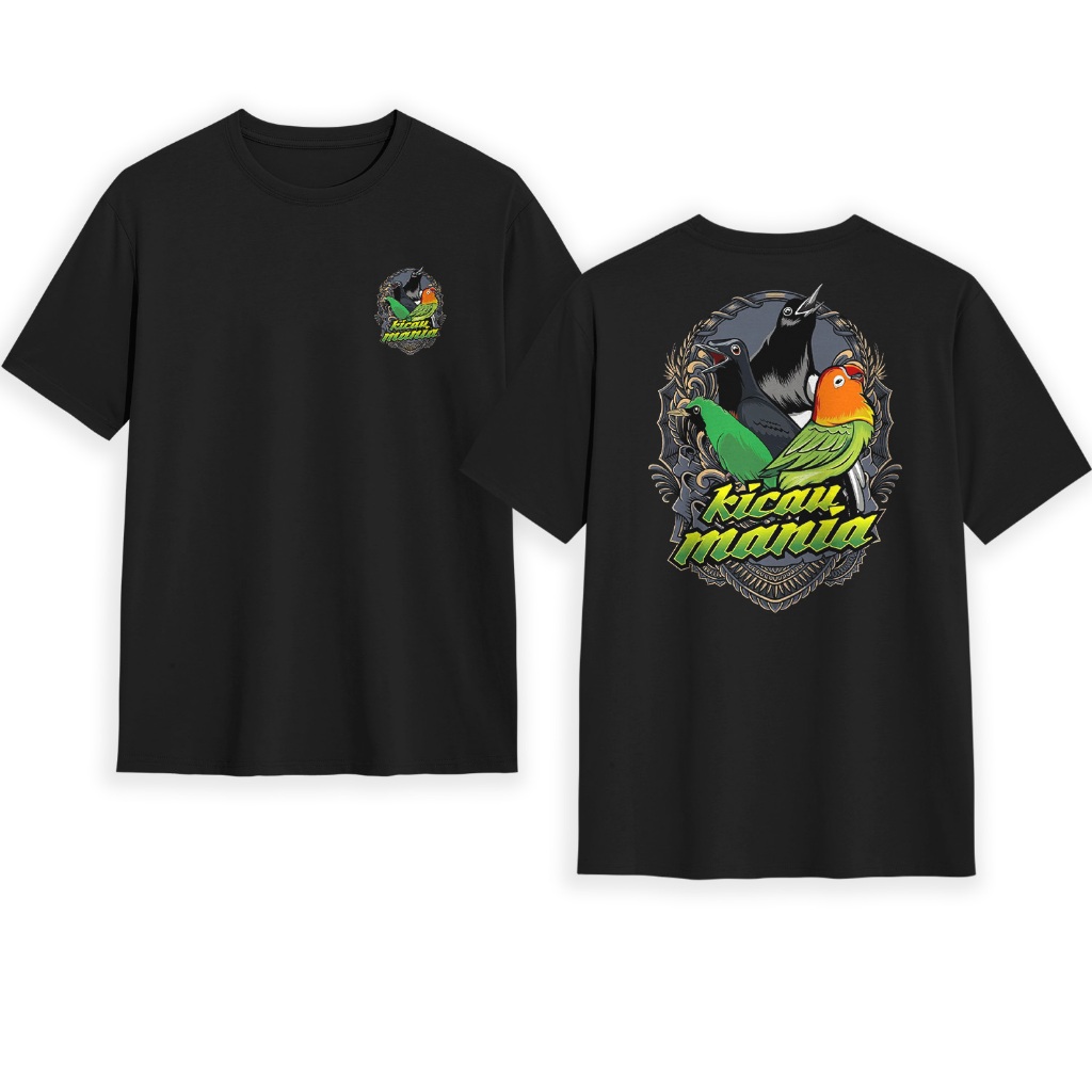 KAOS BURUNG KICAU MANIA - BAJU KOMUNITAS KICAU MANIA - KAOS BURUNG KEREN - ATASAN COWOK CEWEK