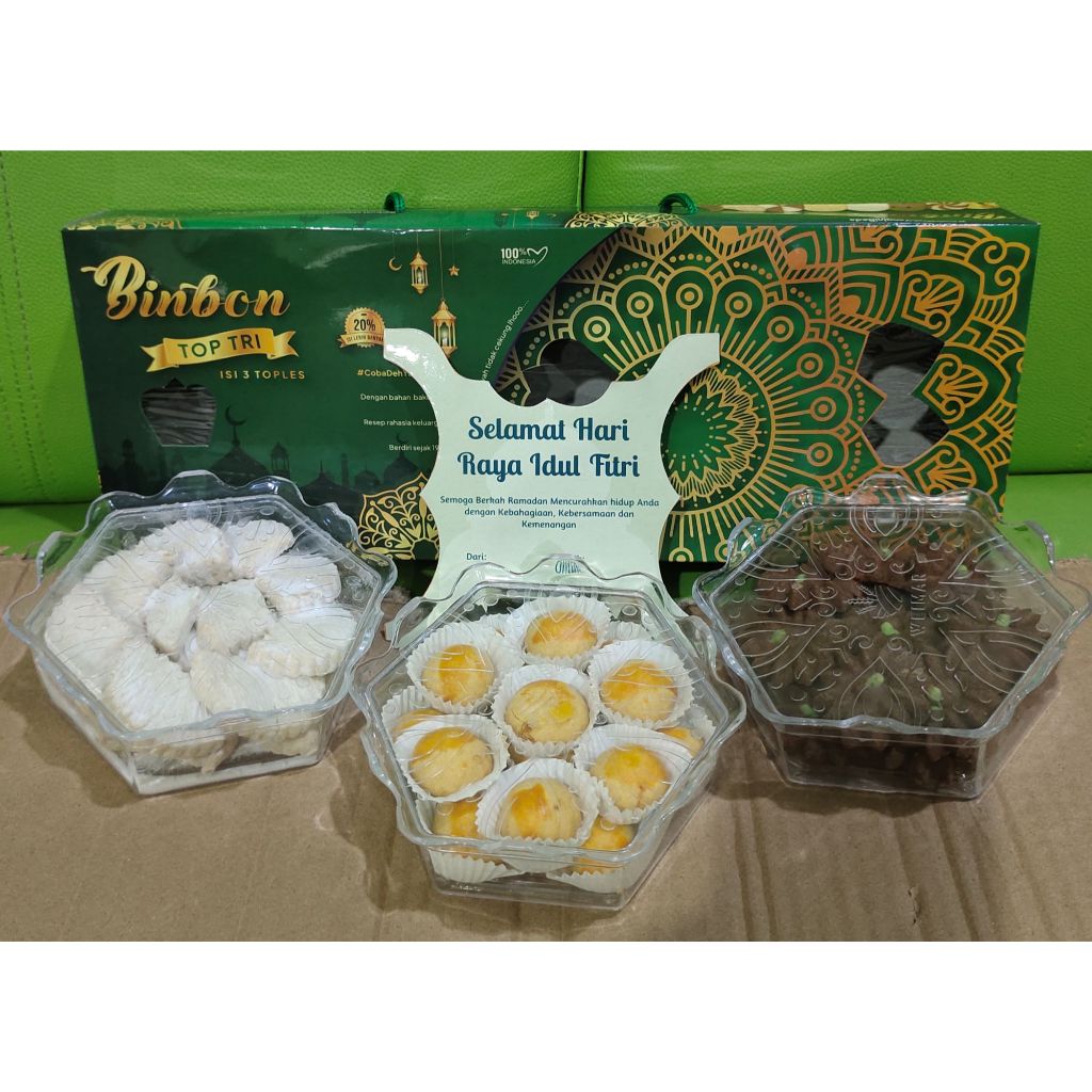 

BINBON TOP TRI / KUE KERING / HAMPERS LEBARAN