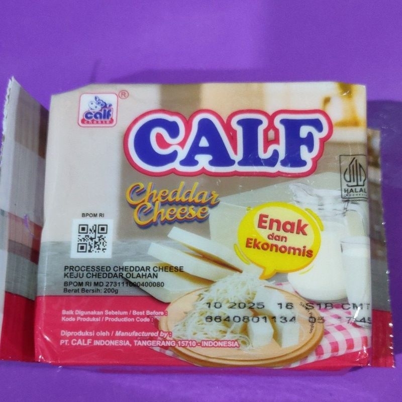 

CALF CHEDDAR CHEESE 200GR