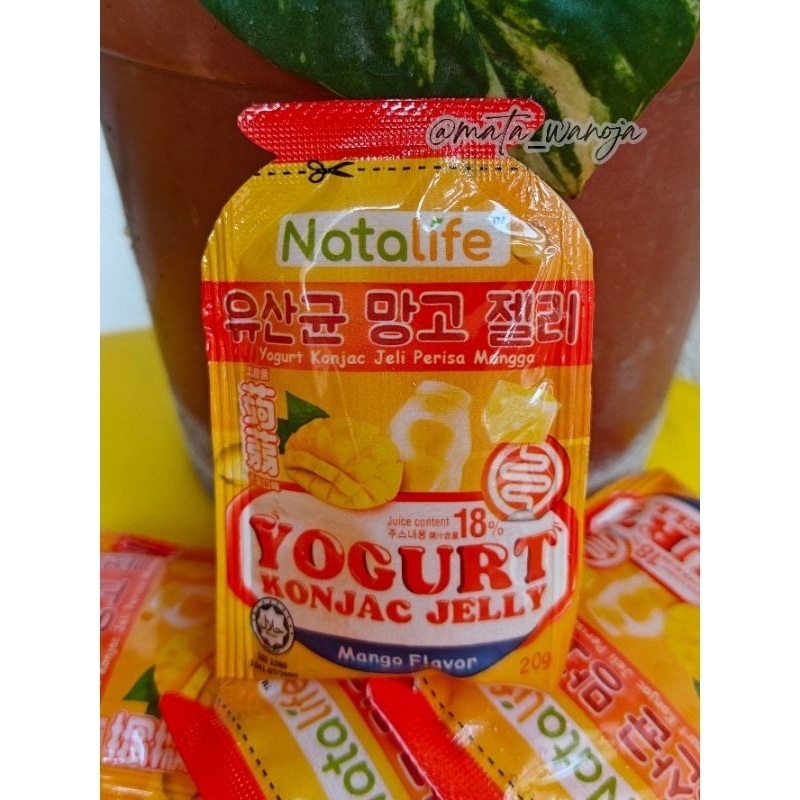 

Natalife Yogurt Konjac Jelly Mango Flavor | Grape Flavor ( HARGA SATU PIECE )