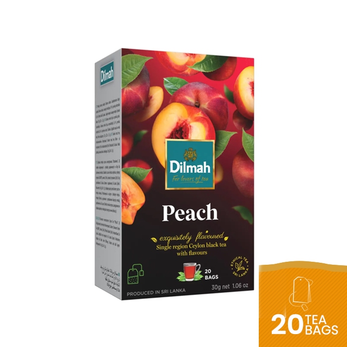 

Dilmah Peach Tea - Teh Celup (Tag Tbag 20s)