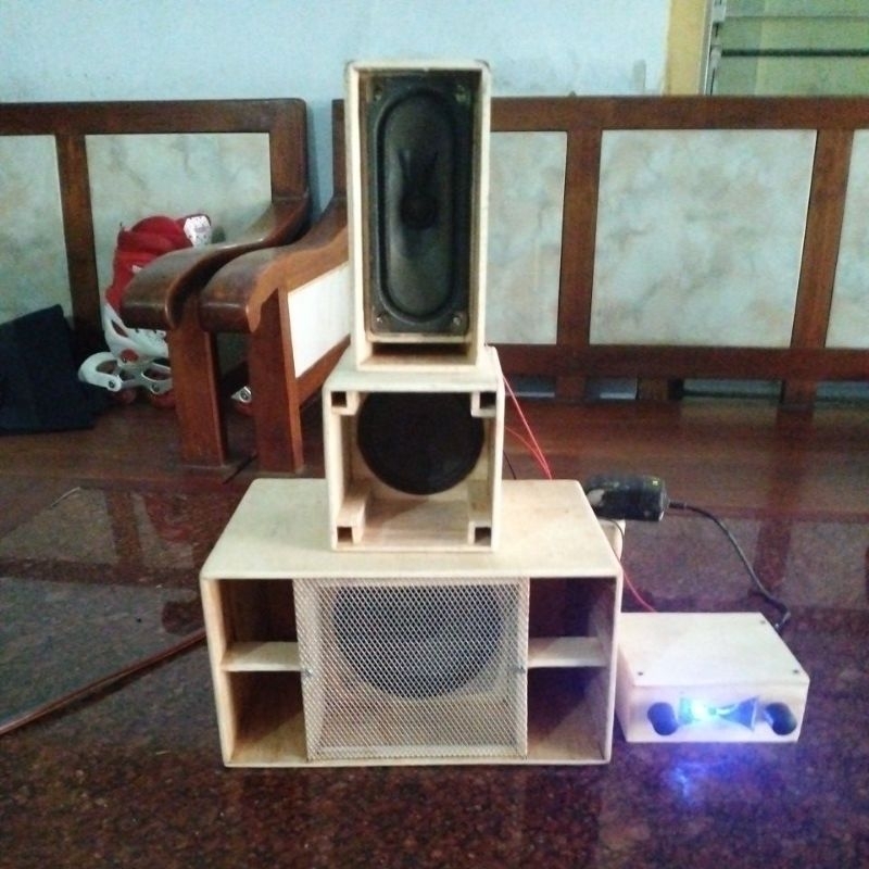 miniatur sound + power , tinggal pakai.