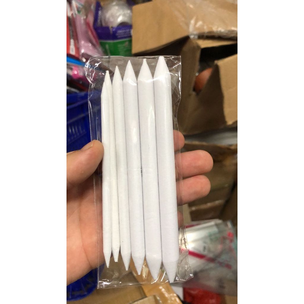 

paper stump edw isi 6 buah ( 6 ukuran dari no 1 sd 6 ) untuk blending pensil soft pastel chacoal