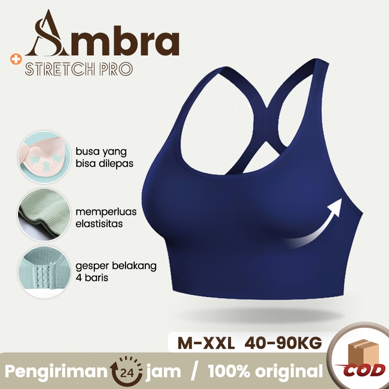 Sport Bra Wanita Tanpa Kawat gym bh  Bra Sport Bra Olahraga Bra Tali Silang 2021