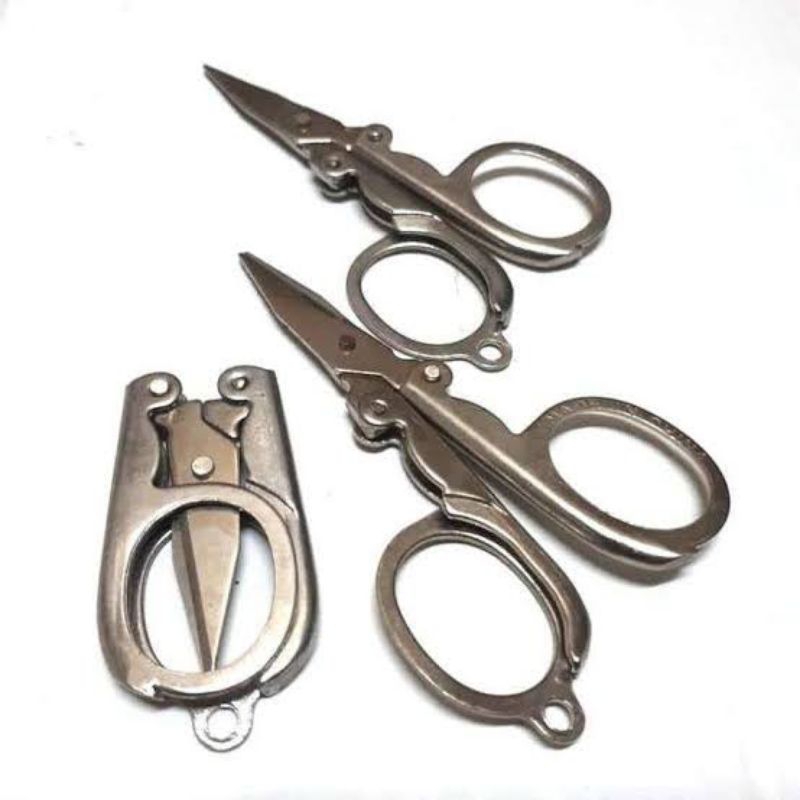 

Gunting kecil lipat bahan stainless steel Awet Dan tahan lama