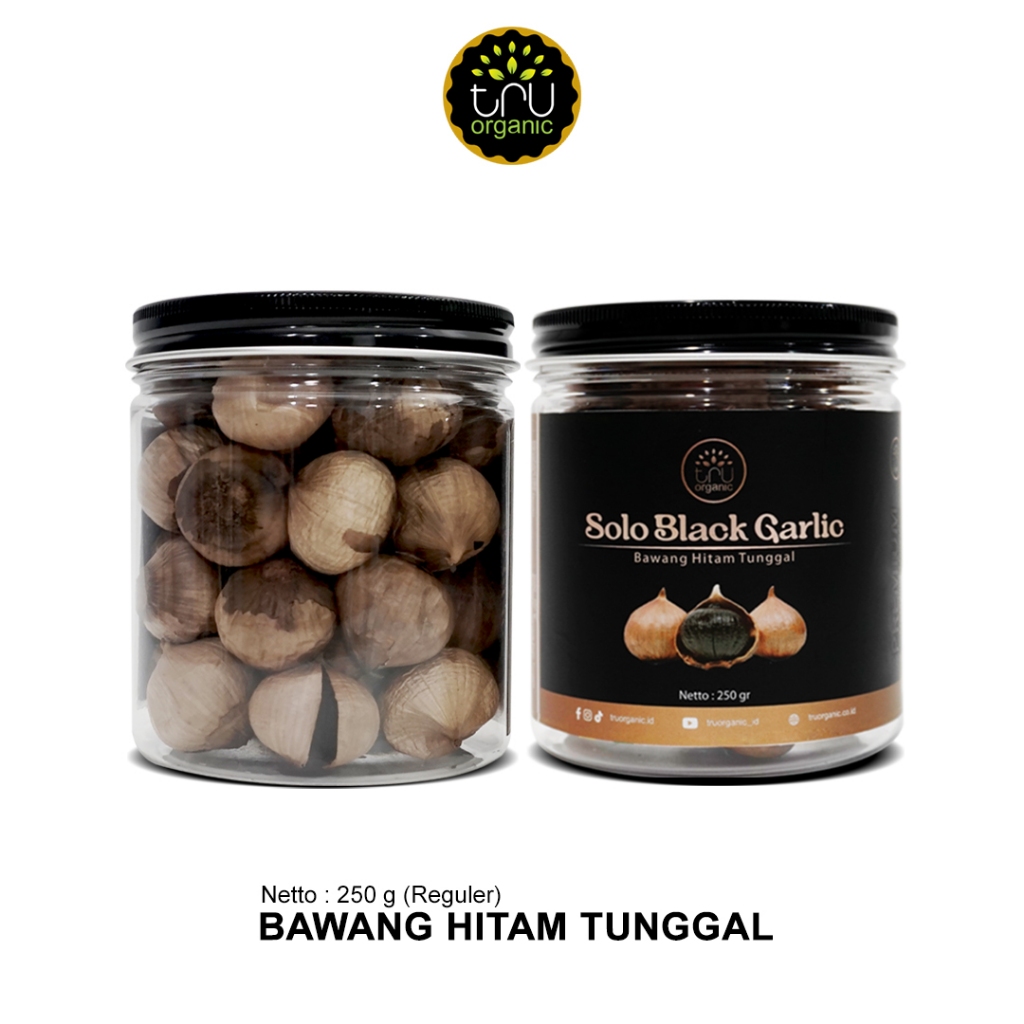 

TruOrganic Black Garlic Premium 250gr Bawang Hitam Tunggal