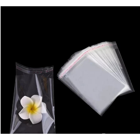 100pcs Plastik Opp Roti 13x13 Plastik Opp Ada Lem/Opp Kue