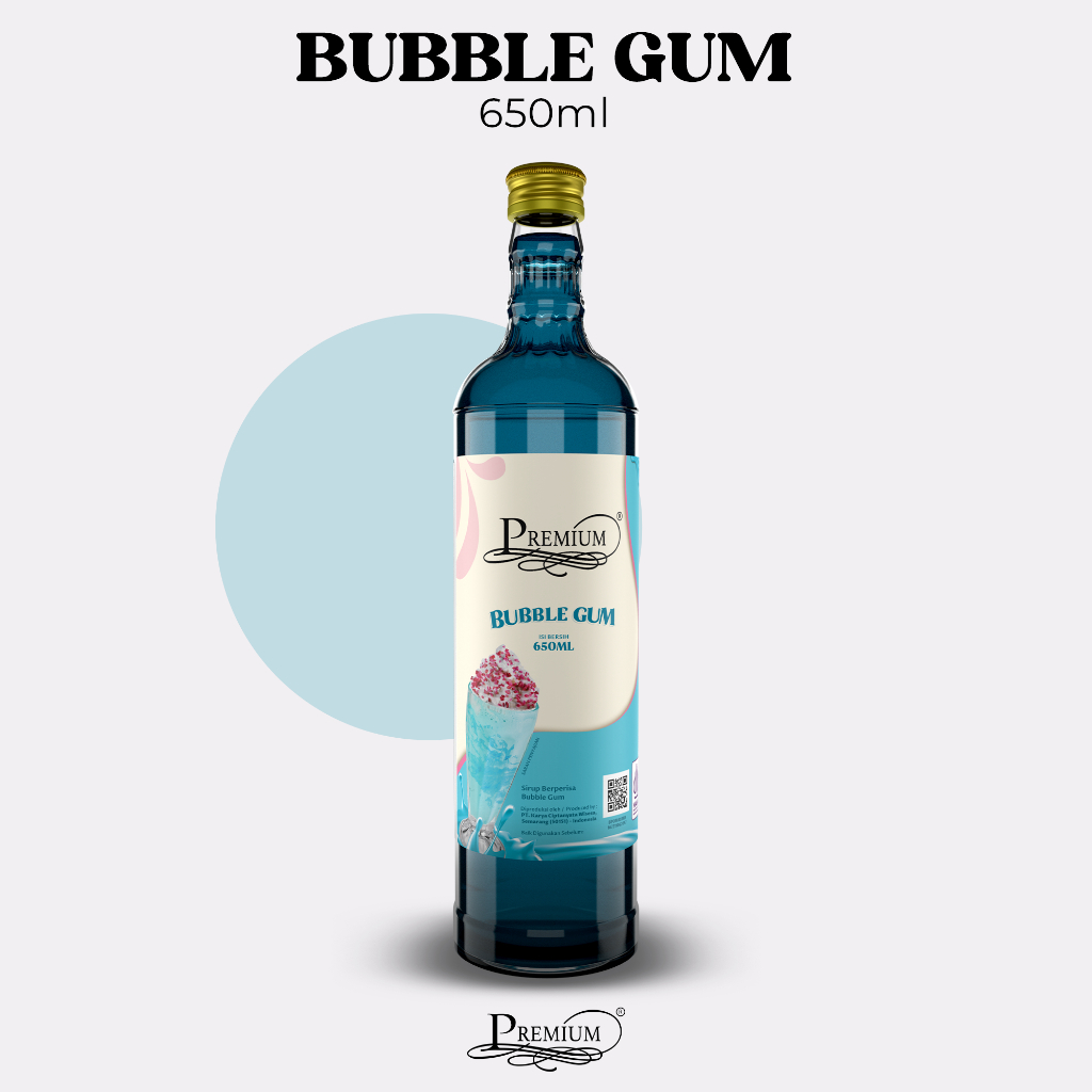 

Premium Syrup - Bubble Gum 650ml (Minuman Sirup untuk HORECA)
