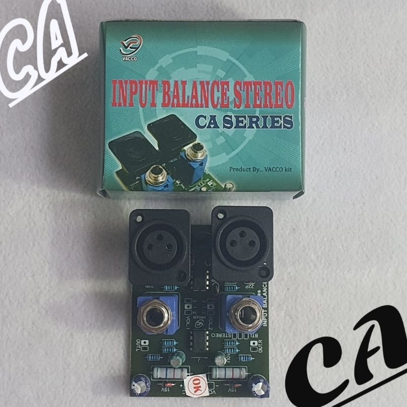 INPUT BALANCE STEREO CA SERIES