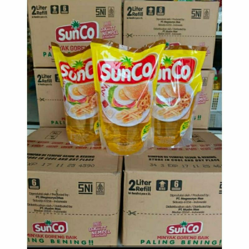 

Minyak Sunco 2L 1 dus isi 6pcsp